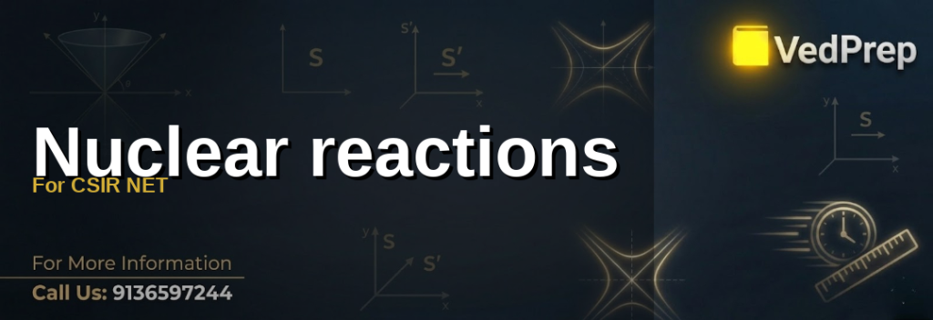 Advanced nuclear reactions concepts explained for CSIR NET preparation with fission and fusion diagrams
