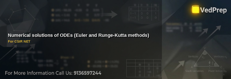 Numerical solutions of ODEs