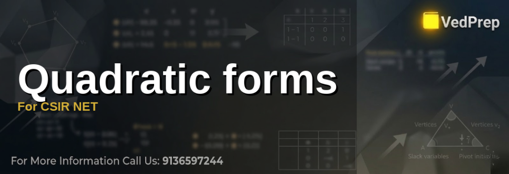Quadratic Forms