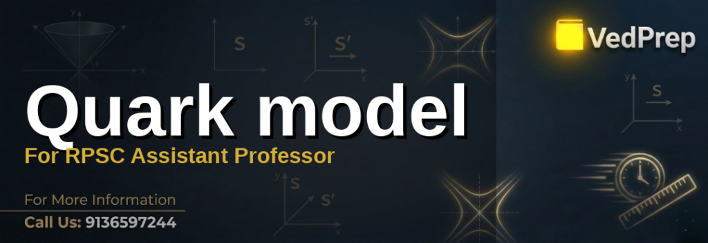 Understanding the quark model: how quarks build protons, neutrons, and hadrons for RPSC Assistant Professor exams