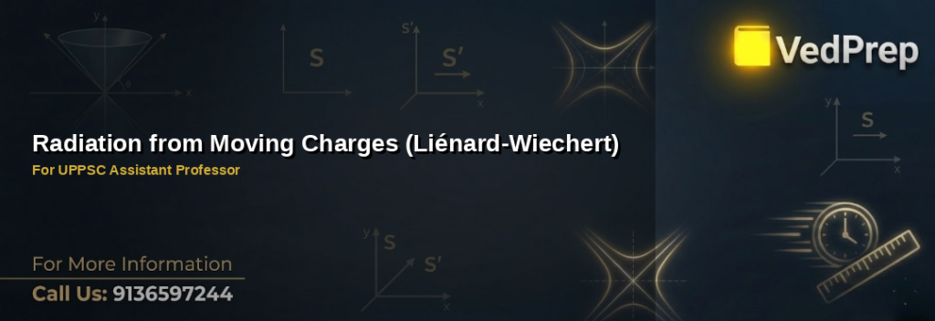 Understanding Liénard-Wiechert potentials for UPPSC Assistant Professor electromagnetic theory exams