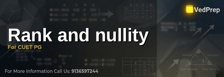 Rank and nullity for cuet pg