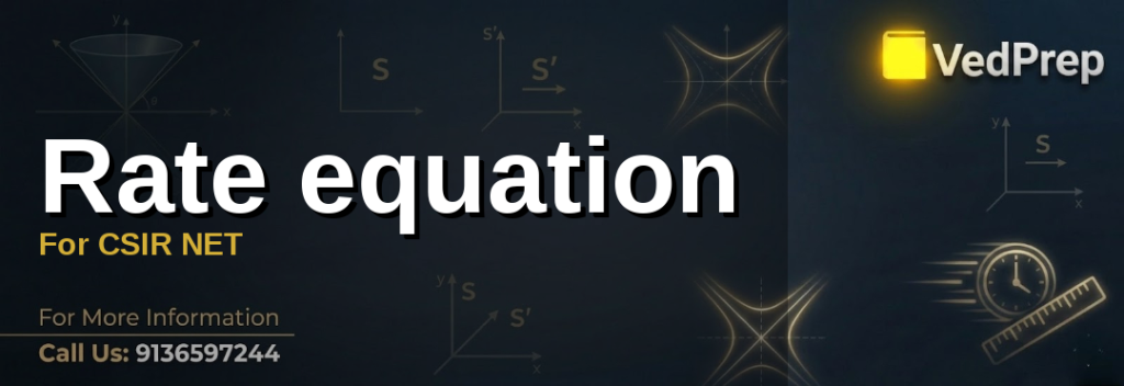 Rate equation