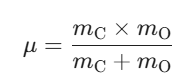 reduced mass