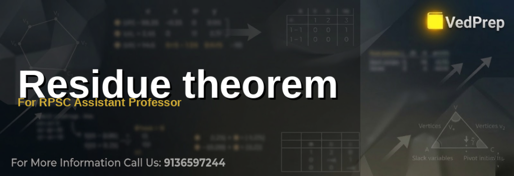 A mathematician analyzing complex function residues using contour integration for residue theorem applications in complex analysis