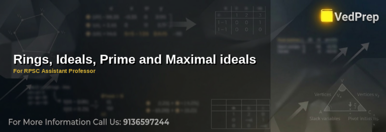 rings ideals prime and maximal ideals explained – VedPrep exam preparation guide