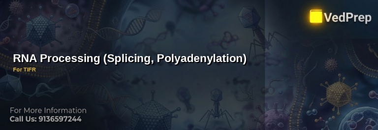 Illustration showing RNA splicing polyadenylation process with pre-mRNA, spliceosome, and poly-A tail formation
