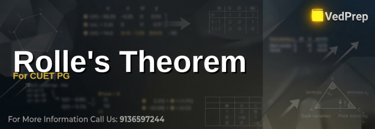 Rolle's Theorem for cuet pg