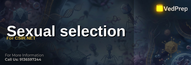 Sexual selection for CSIR NET