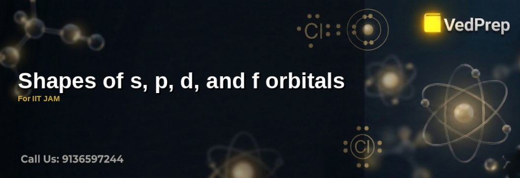 Shapes of s, p, d, and f orbitals