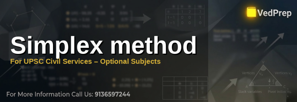 Step-by-step guide to mastering the simplex method for UPSC Civil Services Optional exams