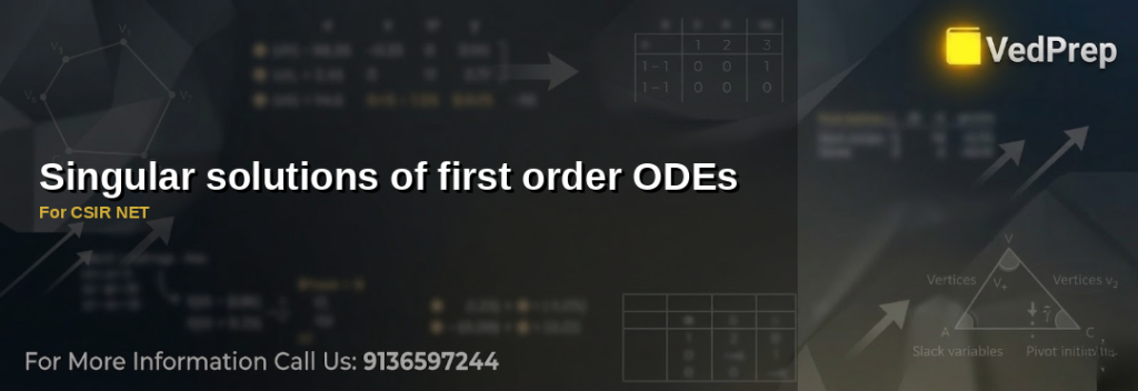 Singular Solutions