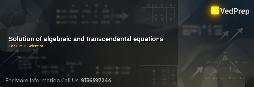 Ultimate guide to solving algebraic equations for UPSC Scientist exams with VedPrep