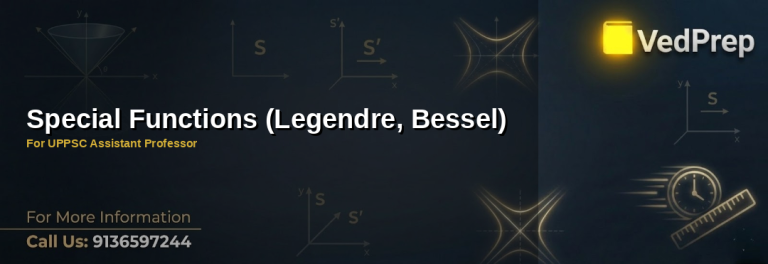special functions Legendre Bessel explained – VedPrep exam preparation guide