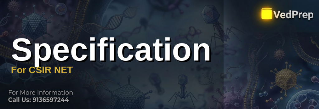 Specification For CSIR NET
