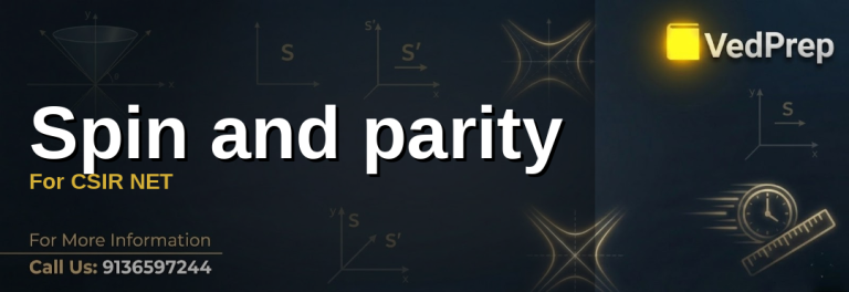 Understanding spin and parity in quantum mechanics for CSIR NET preparation