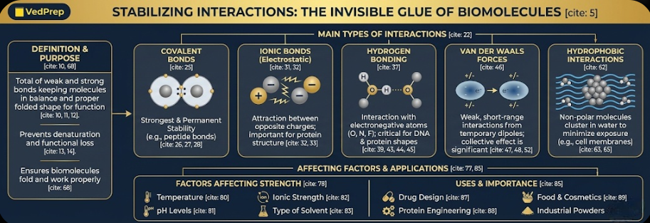 Stabilizing interactions