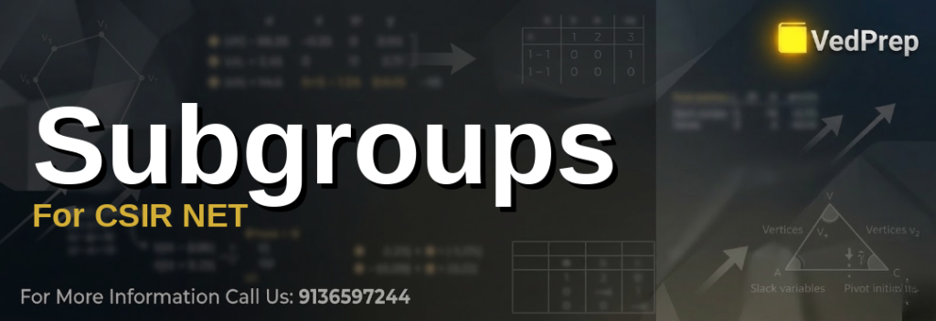Subgroups