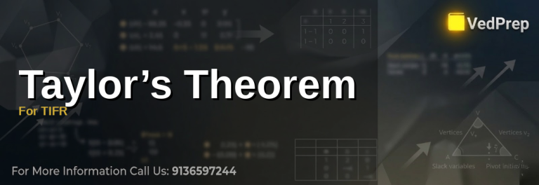 A mathematician analyzing Taylor series expansion for TIFR exams with a focus on real analysis and continuity