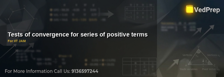 Expert guide illustrating convergence tests for positive term series with mathematical examples