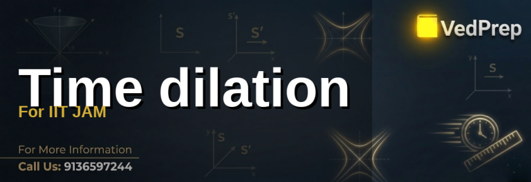 time dilation in IIT JAM explained – VedPrep exam preparation guide
