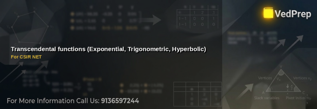 Transcendental functions