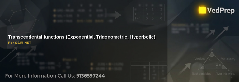 Transcendental functions