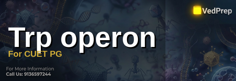 trp operon for CUET PG explained – VedPrep exam preparation guide