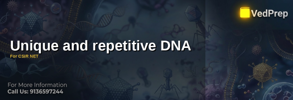 Unique and repetitive DNA For CSIR NET