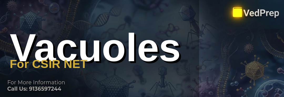 Vacuoles For CSIR NET: A Comprehensive Overview 2026