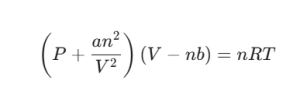 van der Waals Equation
