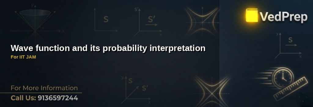 Wave function explained with probability density visualization for quantum mechanics