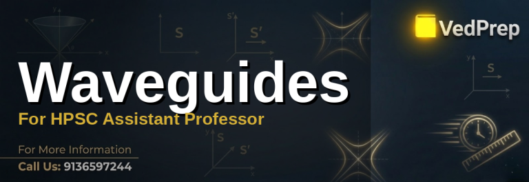 A detailed diagram illustrating the principles of waveguide theory with labeled TE and TM modes for HPSC Assistant Professor exam preparation