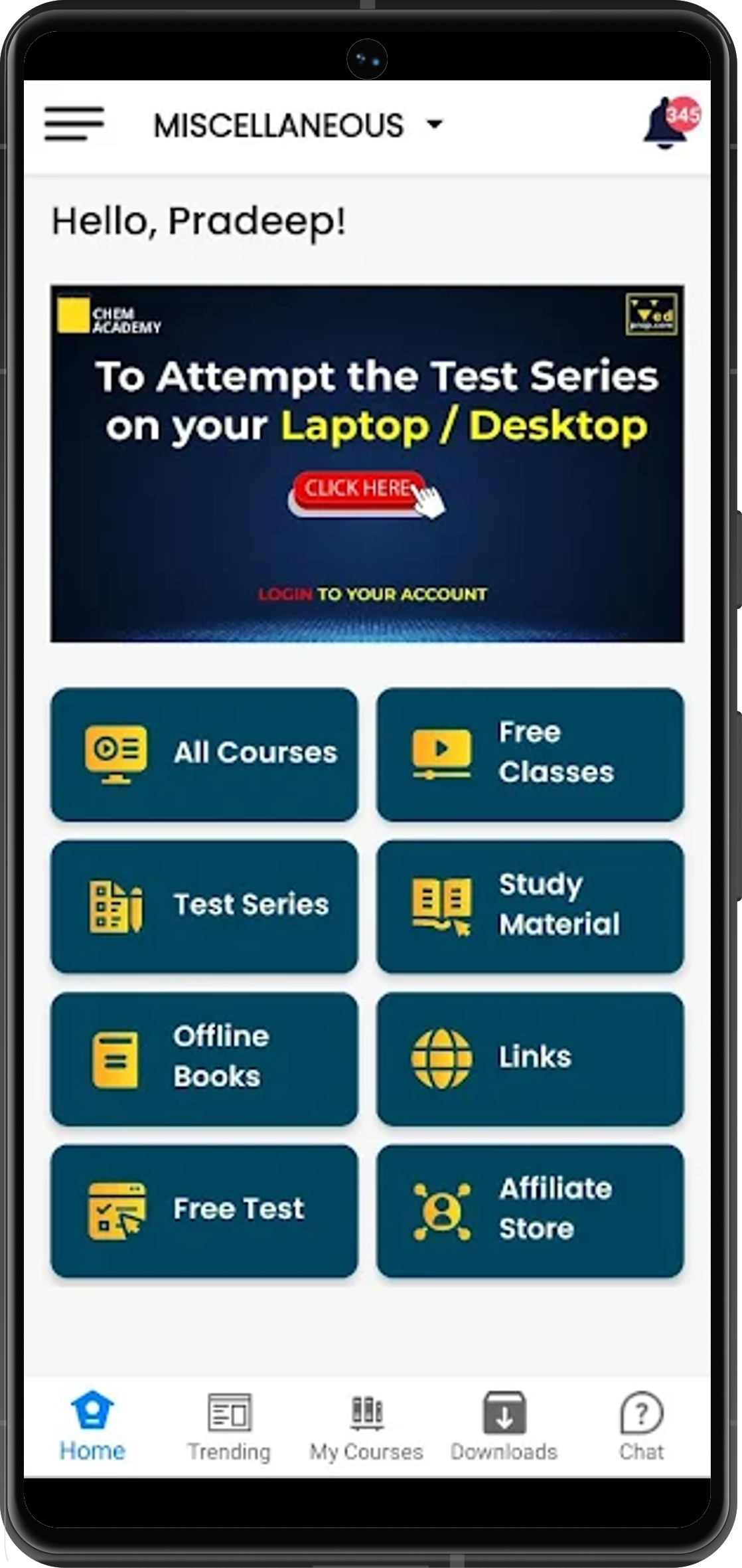 VedPrep App Preview