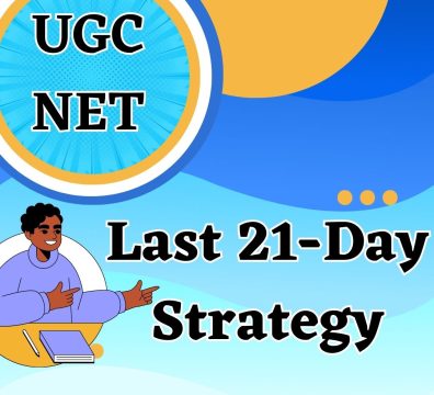 UGC NET 2023 exam strategy 21-day visual