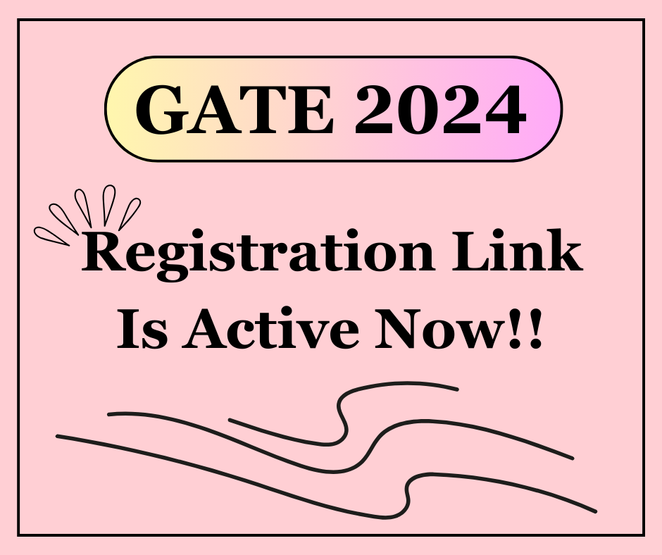 GATE 2024 registration link active